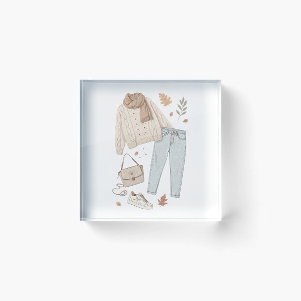 Artikelvorschau, Gemütliches Herbstoutfit Flat Lay entworfen und verkauft von StormVape.