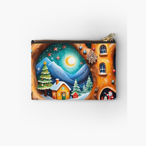 Item preview, Hollow tree trunk with Christmas home scene inside designed and sold by Ponted.