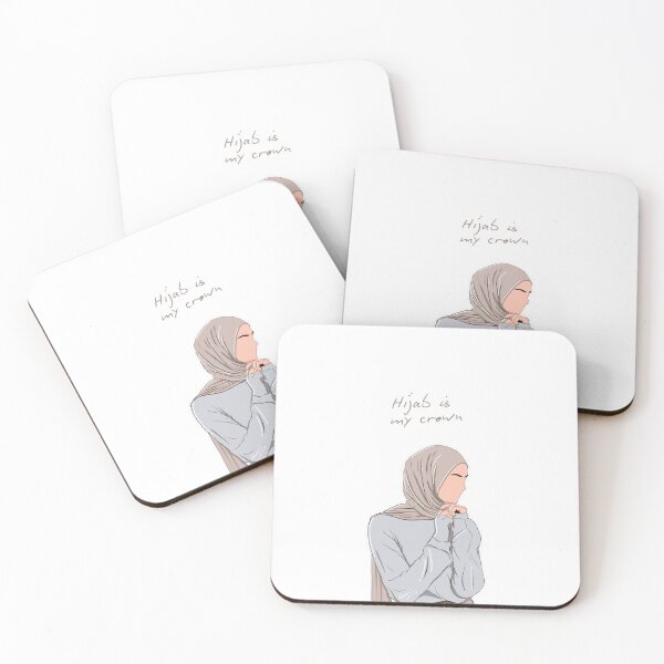 Item preview, Hijab is My Crown – Elegant Muslimah Faceless Illustration designed and sold by Arteva Stories.