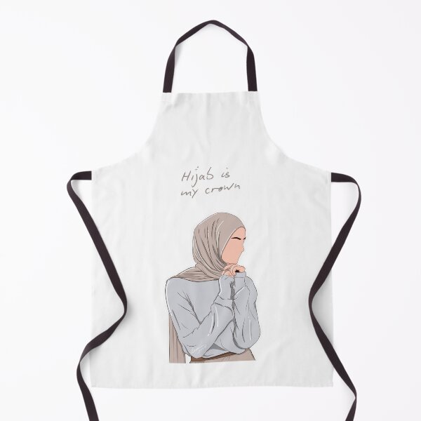 Item preview, Hijab is My Crown – Elegant Muslimah Faceless Illustration designed and sold by Arteva Stories.