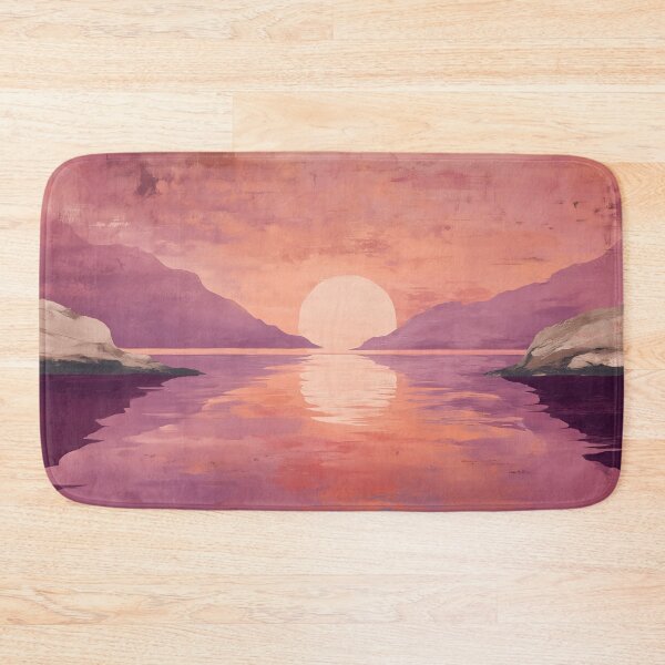 Item preview, 017 Serene Sunset Over Tranquil Waters designed and sold by nikoart001.
