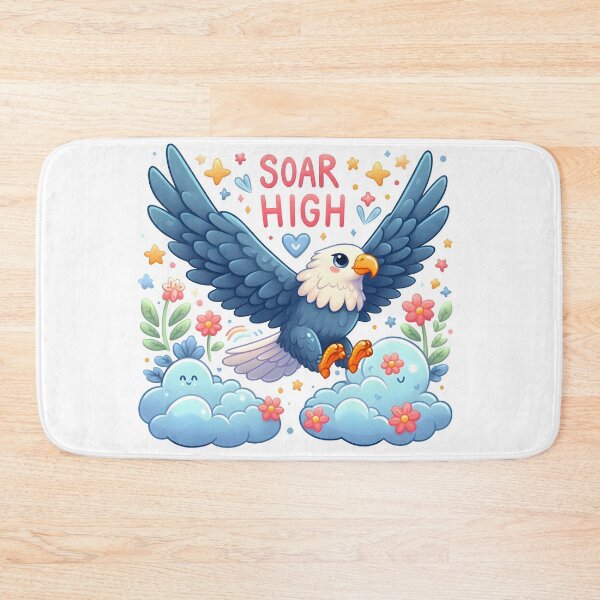 Item preview, falcon, eagle, soar, soar high, clouds designed and sold by TrueArtVibes.