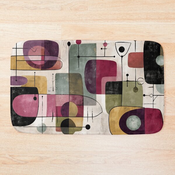 Item preview, 018 Geometric Harmony in Warm Tones designed and sold by nikoart001.