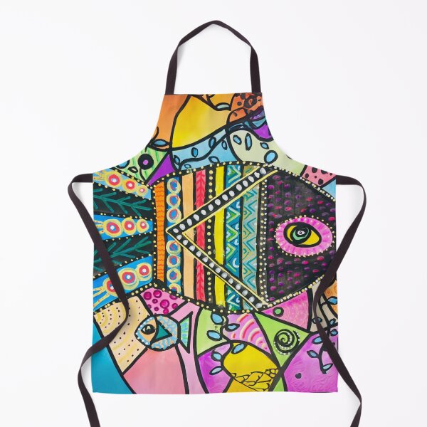 Item preview, Patchwork Fish Fiesta designed and sold by Debs Funky Arts.