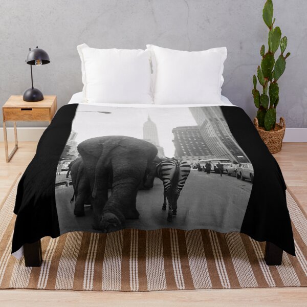 Item preview, Elephant Zebra Circus 33Rd Street, NYC 1968 Shirt Print designed and sold by jeffiekhanpon.
