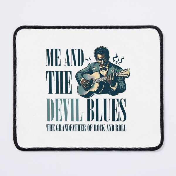 Item preview, signer retro musician vintage music delta funny 80s melody 90s blue guitar designed and sold by AugustusChicArt.