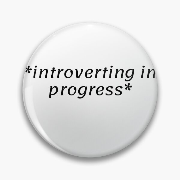 Item preview, Introverting Sticker designed and sold by sokrh-cookies.