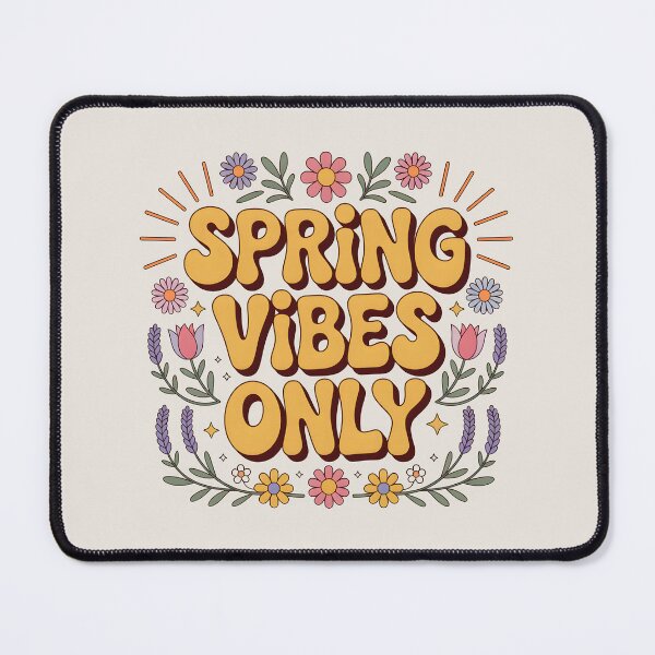 Item preview, Spring Vibes Only – Retro Seasonal Design designed and sold by Jollys-ArtShop.