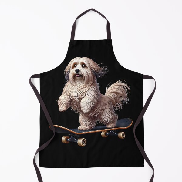Item preview, Havanese Riding a Skateboard Skateboarding Skater Fans designed and sold by Kimberley King Art King Art.
