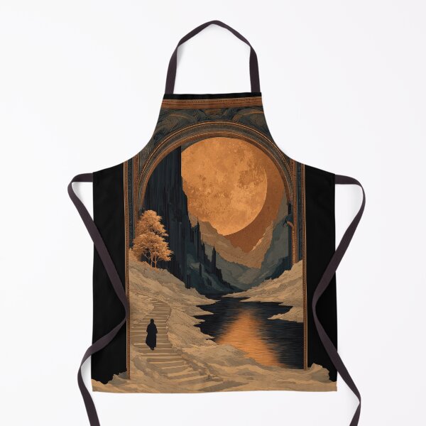 Item preview, Moongate Valley — Ornate Fantasy Poster designed and sold by AJ Lab.