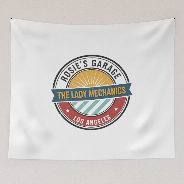 Item preview, Rosie's Garage - The Lady Mechanics - Los Angeles Vintage Logo designed and sold by RedDelaney.