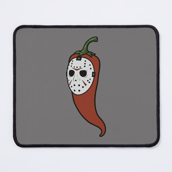 Item preview, Halloween Chili Pepper with a Hockey Mask from a Classic Horror Movie designed and sold by charlypicazo.