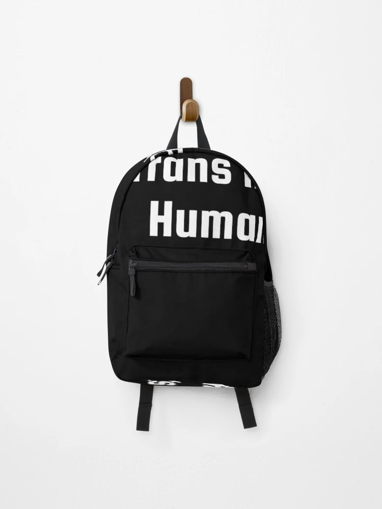 Thumbnail 1 of 3, Backpack, Trans Rights Are Human Rights designed and sold by Ninjacatoff.