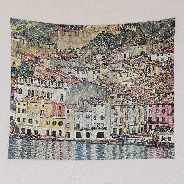 Item preview, Gustav Klimt's Malcesine am Gardasee (1913)  painting designed and sold by Tamas Das.