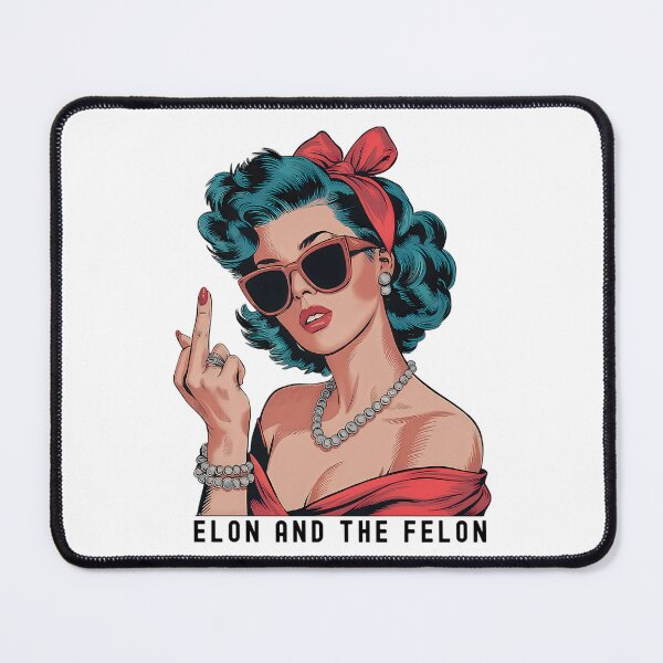 Item preview, Elon And The Felon Anti Trump designed and sold by jeffiekhanpon.