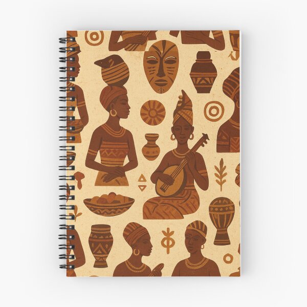 Item preview, Vintage African Seamless Pattern | Tribal Culture, Ancient Traditions, Ethnic Art Design designed and sold by Patternomania.