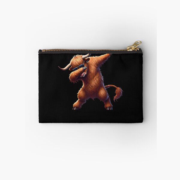 Item preview, Dabbing Highland Cow Animal Lover designed and sold by Kimberley King Art  King Art.