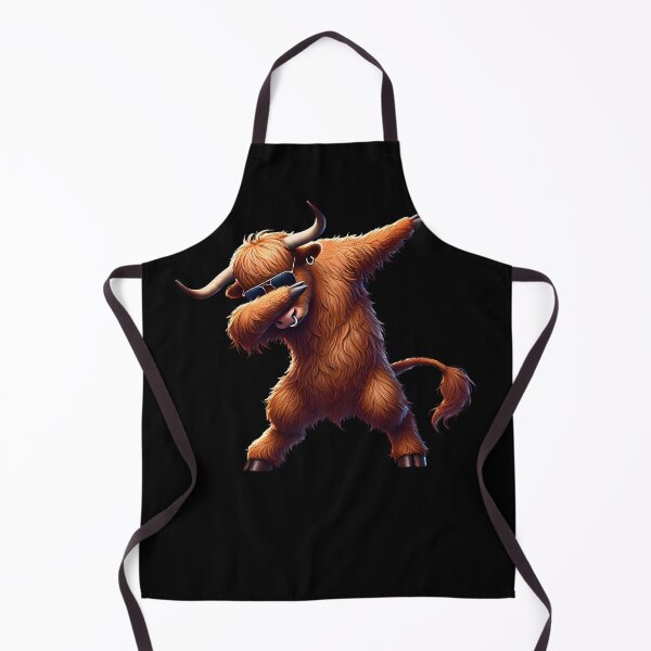 Item preview, Dabbing Highland Cow Animal Lover designed and sold by Kimberley King Art King Art.