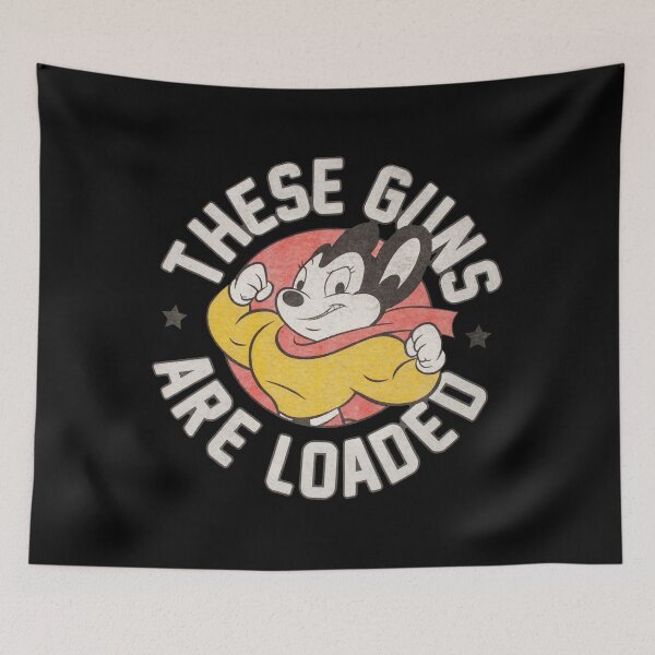 Item preview, Mighty Mouse These Guns Are Loaded Vintage Cartoon designed and sold by imtiezpuwarj.