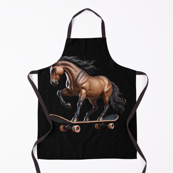 Item preview, Horse Riding a Skateboard Skateboarding Skater Fans designed and sold by Kimberley King Art King Art.