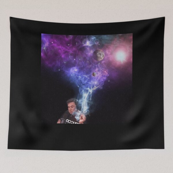 Item preview, Camiseta de Elon Musk Blunt Outer Space Joint con marihuana designed and sold by jeffiekhanpon.