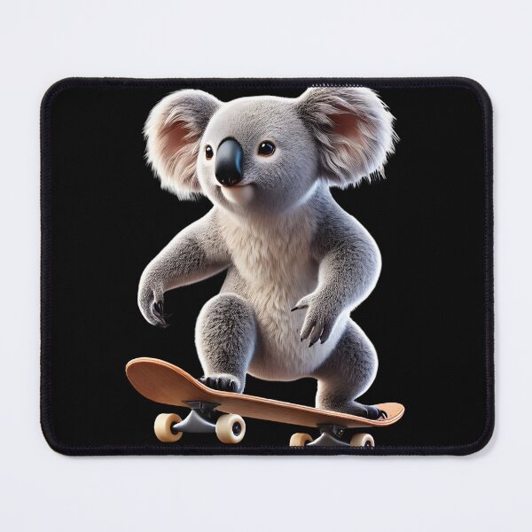 Item preview, Koala Riding a Skateboard Skateboarding Skater Fans designed and sold by Kimberley King Art King Art.
