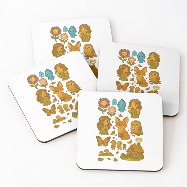 Item preview, September Forest Spirit Stickers- 2 designed and sold by BrushAndBreathe.
