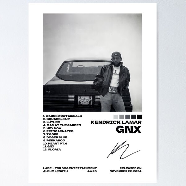 Item preview, The Best Musical Gnx Kendrick Alternative Poster designed and sold by telmunk relimsa.