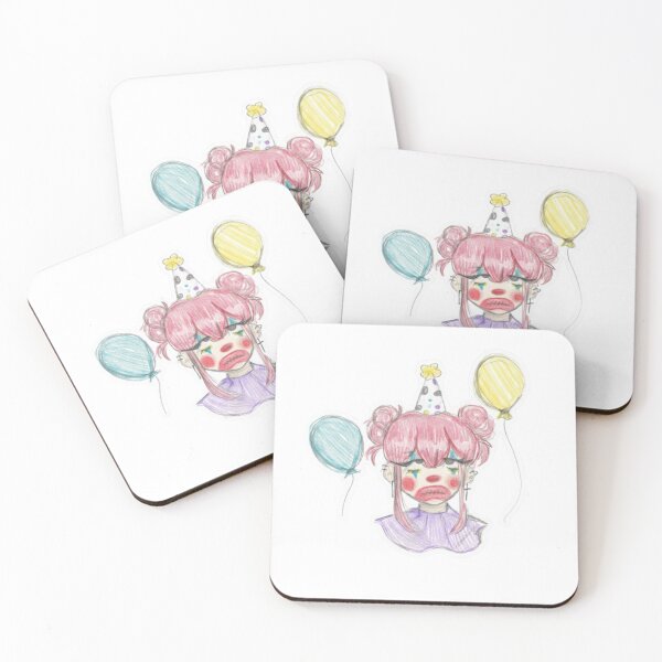Item preview, Sad Clown with Balloons | Cute Sad Clown Style designed and sold by Lixxie29.