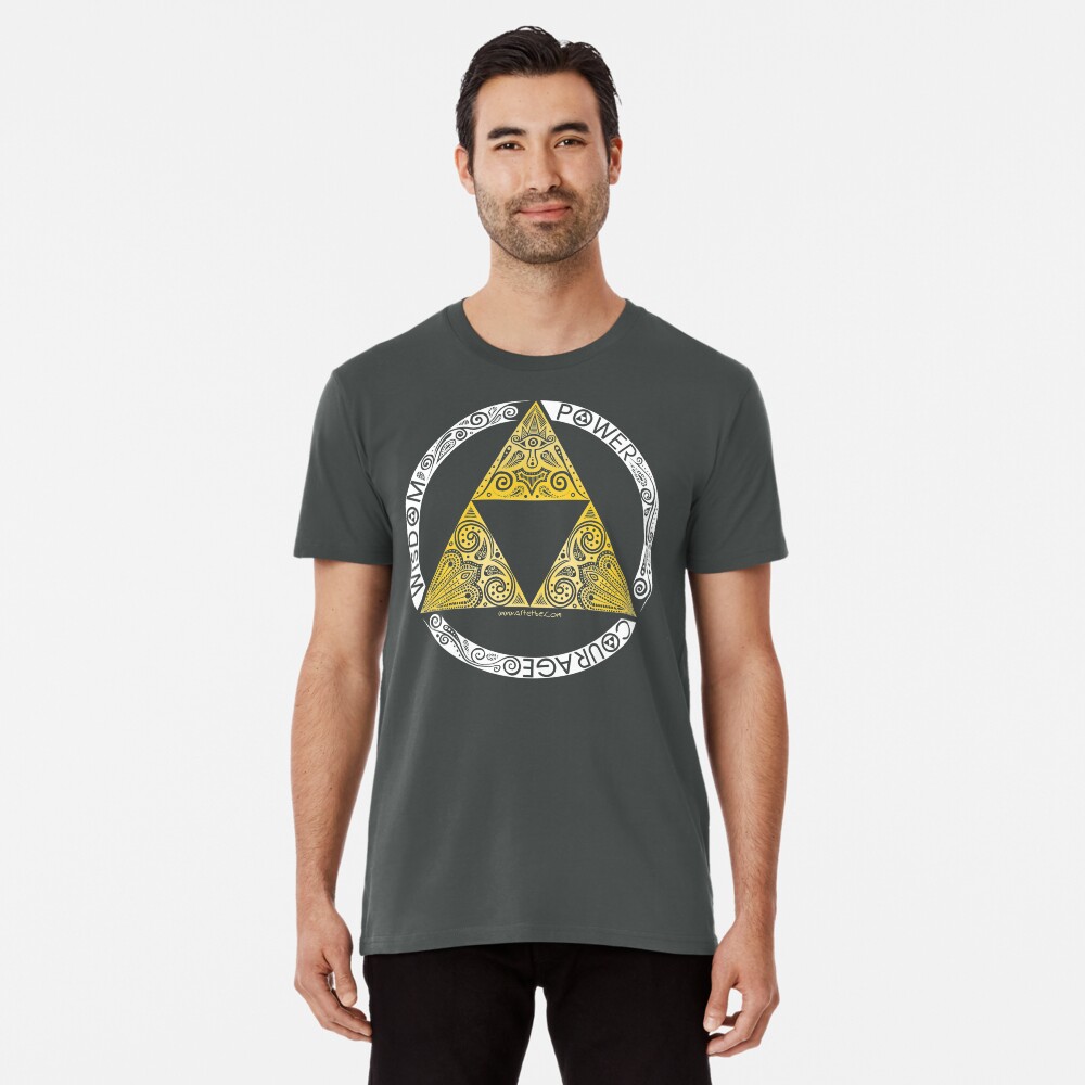 Zelda - Triforce circle Premium T-Shirt