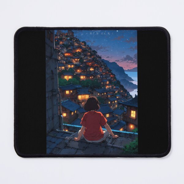 Item preview, Edge Of Night - A Dreamy Retro Anime Artwork designed and sold by MarthaCrawfor.
