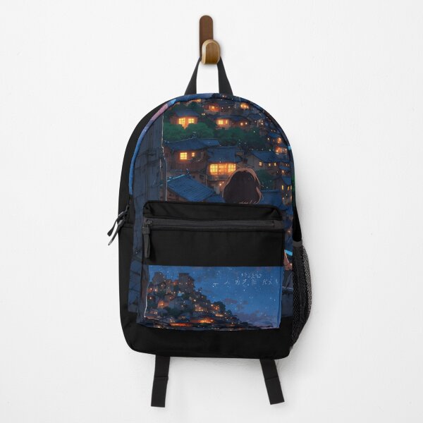 Item preview, Edge Of Night - A Dreamy Retro Anime Artwork designed and sold by MarthaCrawfor.