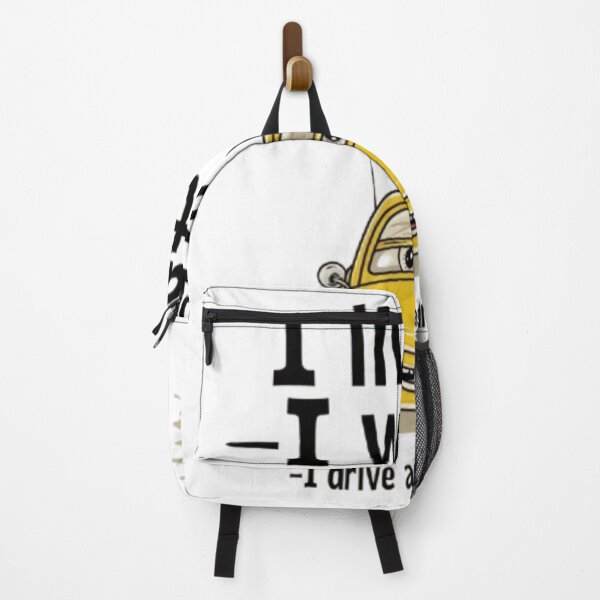 Item preview, I Live As I Want – Funny Cartoon Car Driver designed and sold by AlexLineArt.