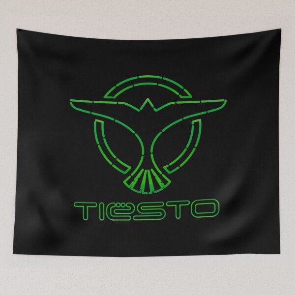 Item preview, Best Selling Dj Tiesto Dotted Stripes Logo Green designed and sold by bobnajfanosi.