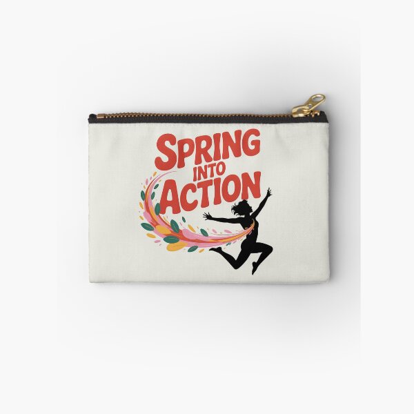 Item preview, Spring Into Action – Seasonal Motivational Design designed and sold by Jollys-ArtShop.
