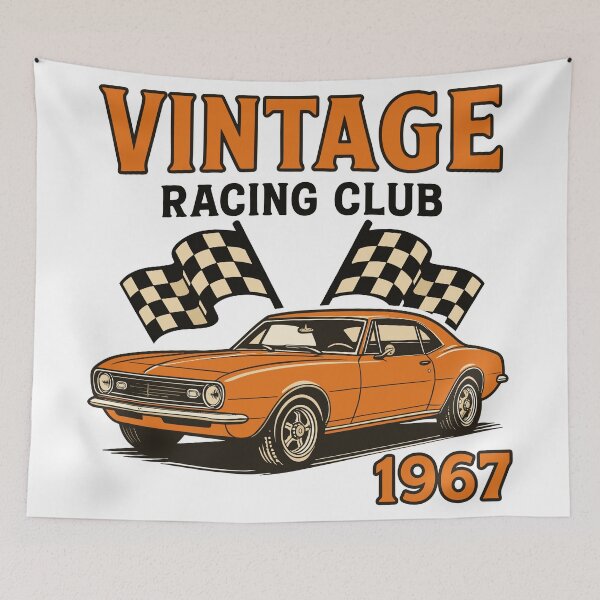 Item preview, Vintage Racing Club 1967 designed and sold by Mbakresinur.