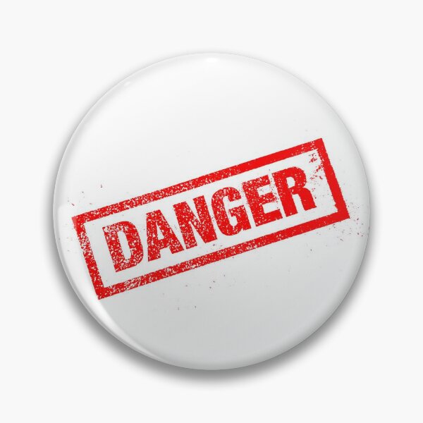 Item preview, "Red Danger Seal Warning Design" designed and sold by Rolite.