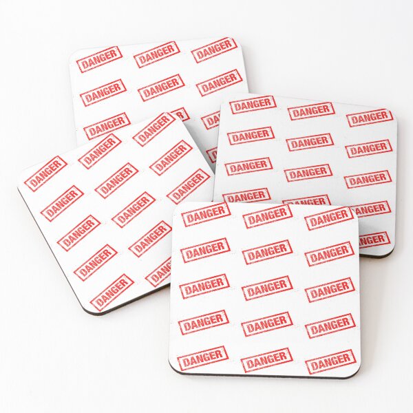 Item preview, "Red Danger Seal Warning Design" designed and sold by Rolite.