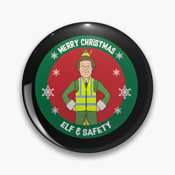 Item preview, Elf  Safety - Elf And Safety Elfy Christmas - Funny Health And Safety - Christmas Safety designed and sold by BertramSchutte.