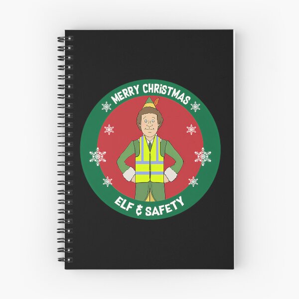 Item preview, Elf  Safety - Elf And Safety Elfy Christmas - Funny Health And Safety - Christmas Safety designed and sold by BertramSchutte.