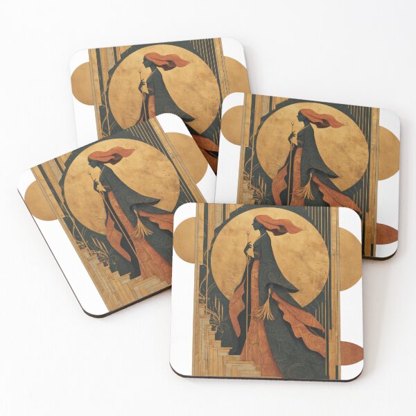 Item preview, Golden Ascendant — Art Deco Priestess designed and sold by AJ Lab.