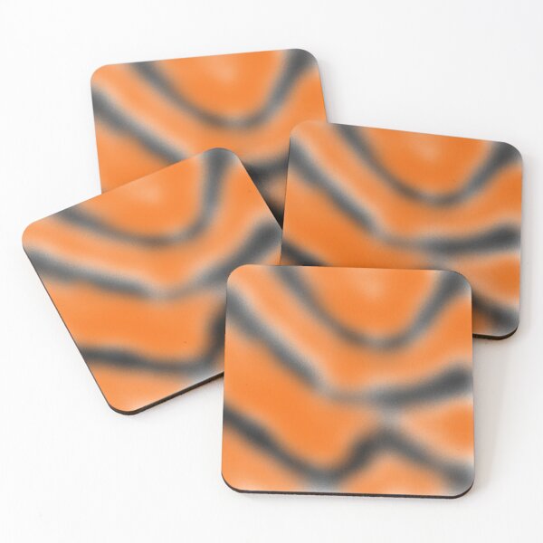 Item preview, Two Color Tie Dye Pattern  Black Orange designed and sold by Cultradesign.