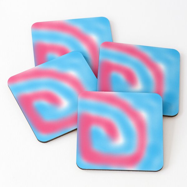 Item preview, Two Color Tie Dye Pattern Turquoise Pink designed and sold by Cultradesign.