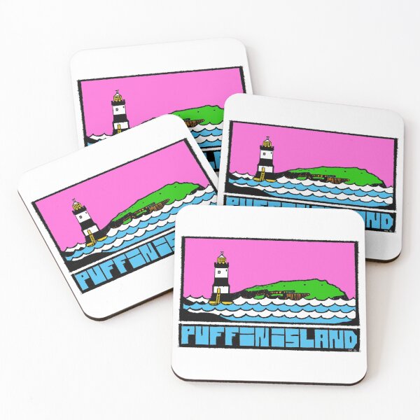 Item preview, Puffin Island  Pop Art – Colourful Welsh, Art & Gifts designed and sold by GWARTGB.
