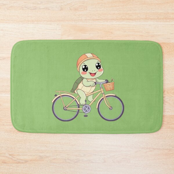 Item preview, Kawaii Sea Turtle on Bicycle | Cute Pastel Vintage Bike Rider T-Shirt designed and sold by karim38.