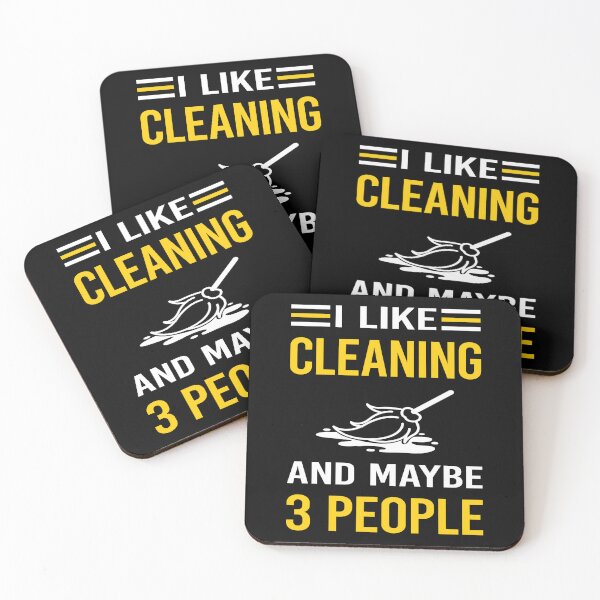 Item preview, I Like 3 People Cleaning designed and sold by maymorto.