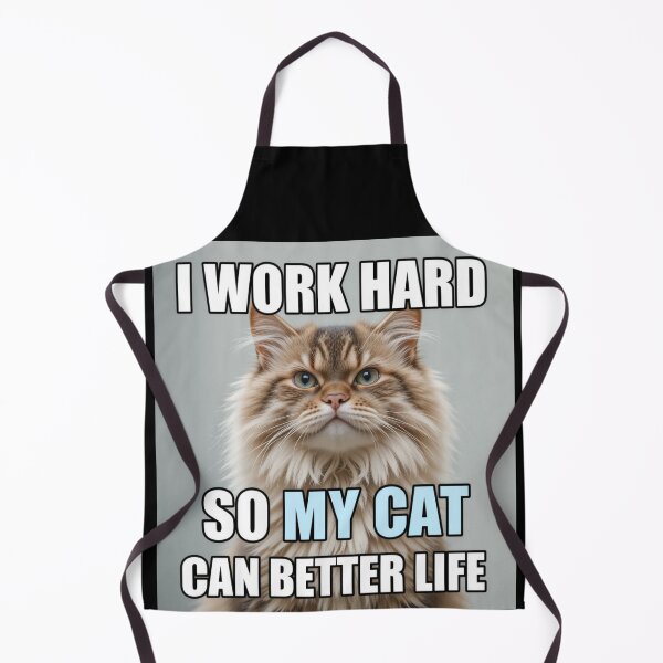 Item preview, Hard Work for Feline Comfort designed and sold by InezPhotography.