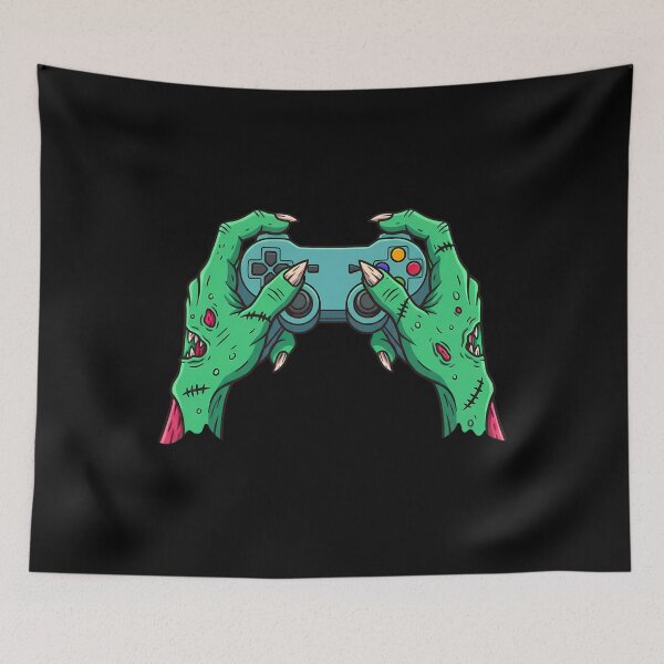 Item preview, Funny Halloween Zombie Gamer Video Gaming Boys Kids Men Gift designed and sold by JUSTBEELEGANT.