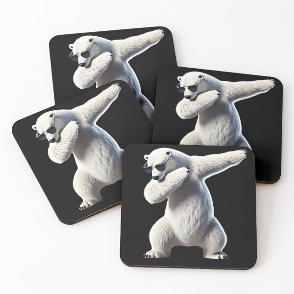Item preview, Dabbing Polar Bear Animal Lover designed and sold by Kimberley King Art  King Art.