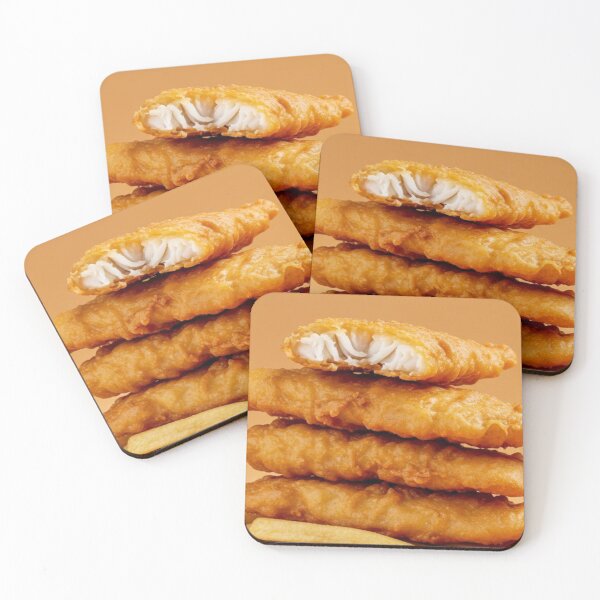 Item preview, Golden Crunch – Fish & Chips Pop Art Edition designed and sold by Emily Waters.